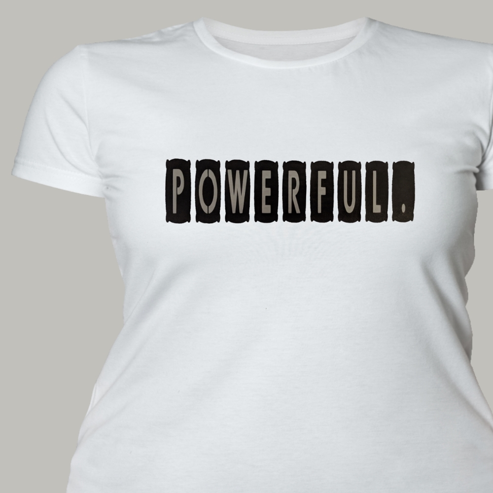 Urban Well Bred ™ Powerful. T-shirt